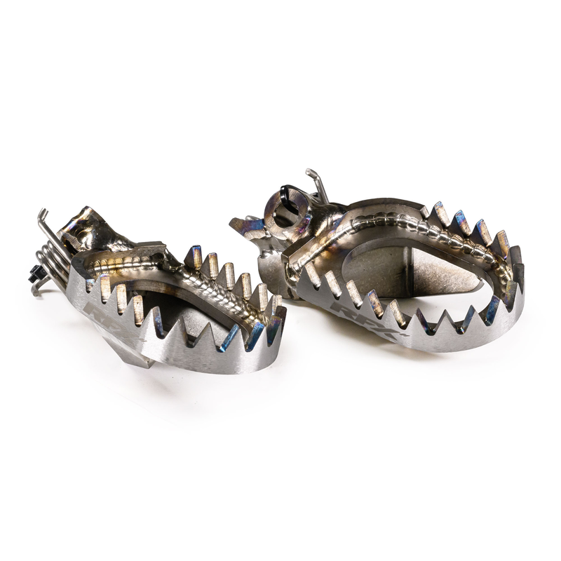 RFX FACTORY FOOTRESTS TITANIUM