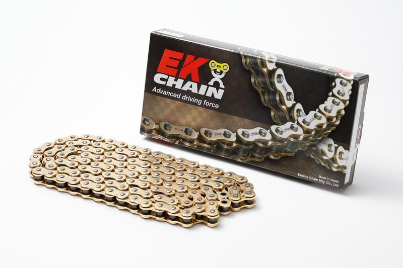 EK CHAIN 520MRD7 CLIP, 140, GLD/GLD