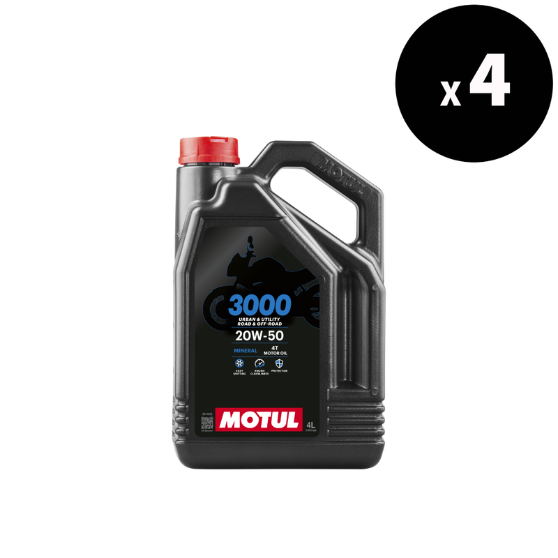 MOTUL KIT 3000 20W50 4LX4
