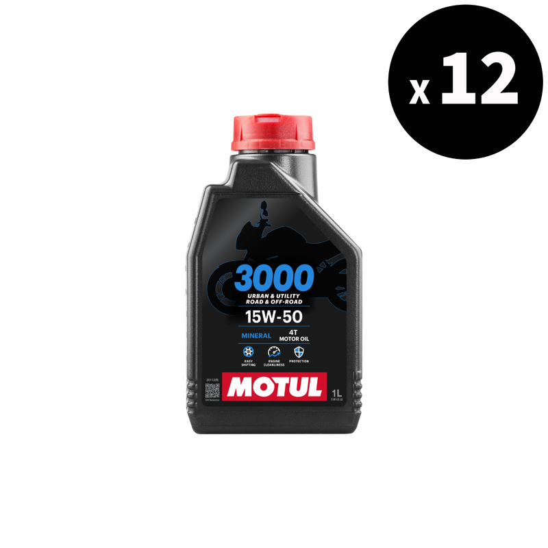 MOTUL KIT 3000 15W50 1LX12