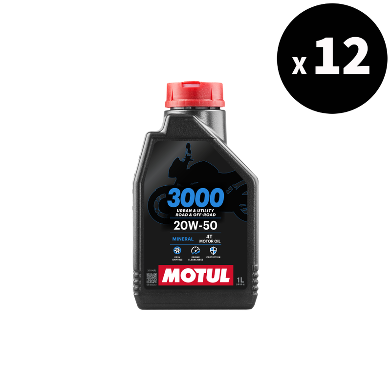 MOTUL KIT 3000 20W50 1LX12